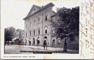 Old Ford's Theatre Where President Lincoln Was Shot Washington DC Postcard C087
