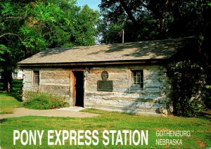 Nebraska Gothenburg Ehman Park Pony Express Station Used 1860-1861