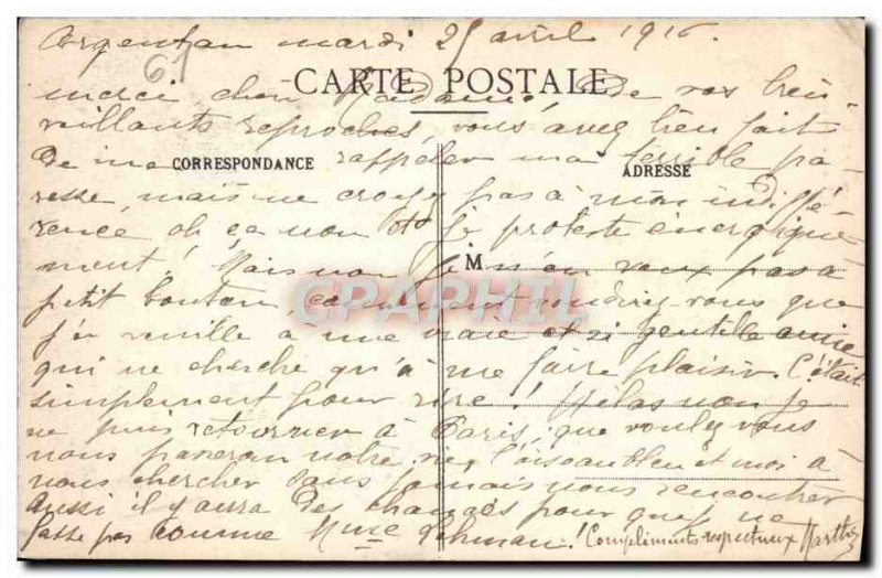 Old Postcard Argentan Eglise Saint Germain