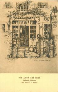 Albertype Avon Art Shop Artist impression 1920s Holland Bar Harbor Maine 2079