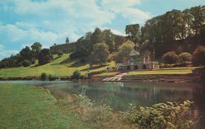 Shropshire Postcard - Shrewsbury School and Boathouse   RS22570