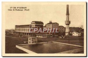 Postcard Old Industry Manufactory Co. St Gobain Dunkirk plant