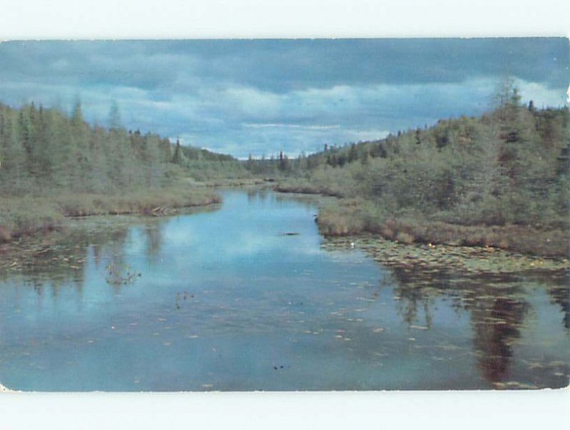 Pre-1980 HUNTING SHACK RIVER CANOE ROUTE Postmarked Eveleth Minnesota MN AE5537