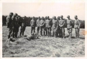 Lot 49 military real photo poland volkssturm breslau shooting training wroclaw