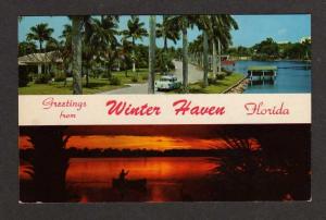 FL Greetings from WINTER HAVEN FLORIDA Postcard PC