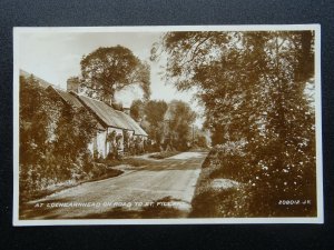 Scotland LOCHEARNHEAD on the Road to St. Fillans c1929 RP Postcard by Valentine