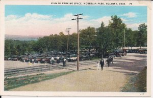 Holyoke MA, AMUSEMENT PARK, Mountain Park, 1920's, Old Cars, Teich American Art