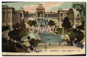 Old Postcard Marseille Palais Longchamp