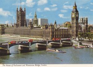 Postal 61800 : The Houses of Parliament and Westminster Bridge London