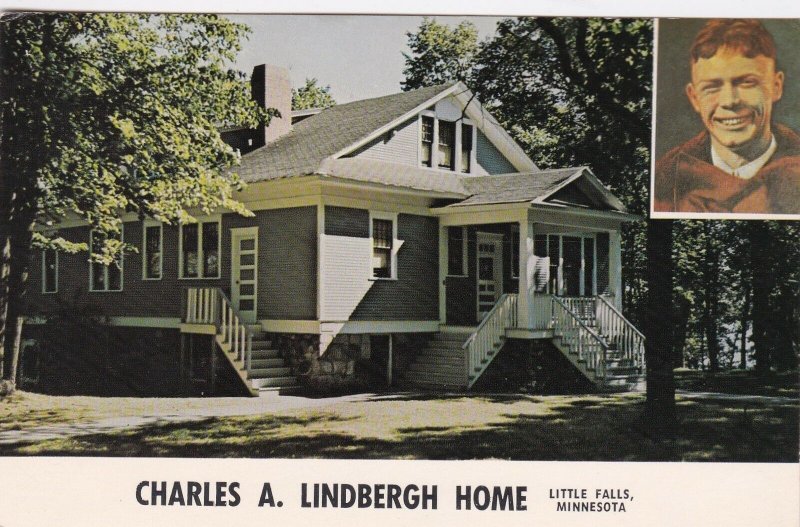 Minnesota Little Falls The Charles A Lindbergh Home sk7471