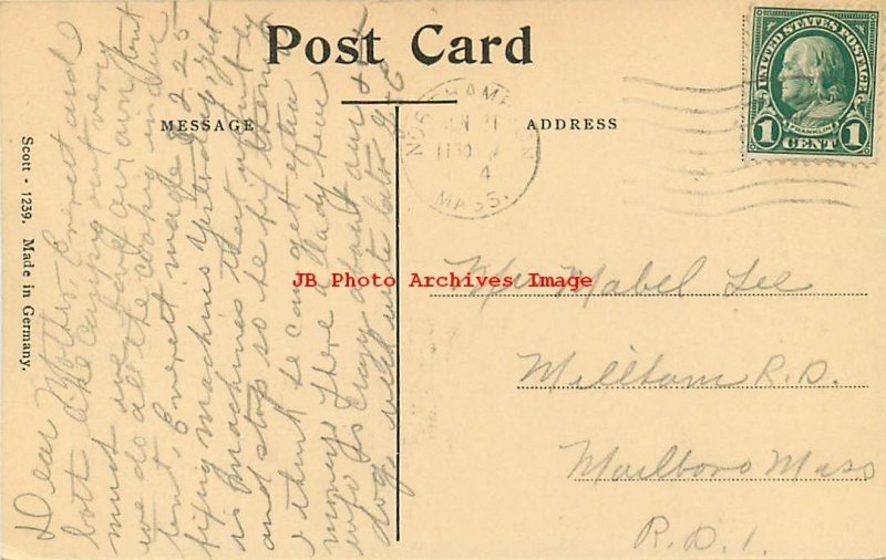 MA, Northampton, Massachusetts, Forbes Library, 1914 PM, Scott Pub No 1239