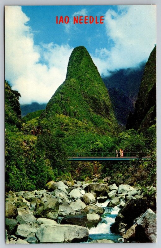 Iao Needle Maui Hawaii Postcard S12