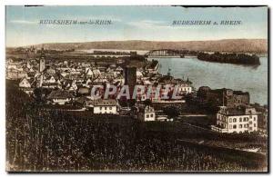 Postcard Old Rudesheim on the Rhine