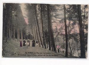 NIMES : promenade dans le bois, autour du lac du bouchet - tres bon etat