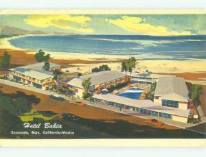 Pre-1980 BAHIA MOTEL Baja California MEXICO HQ1212