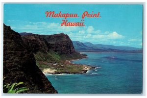 c1960 Makapuu Point Oahu Body Surfing Sea Like Park Honolulu Hawaii HI Postcard
