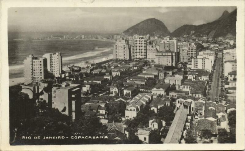 brazil, RIO DE JANEIRO, Copacabana (1950s) Real Photo