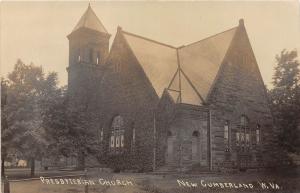 E68/ New Cumberland West Virginia RPPC Postcard c1910 Presbyterian Church