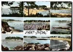 Postcard Modern Saint Briac Echappee Beach to the port of the Mouth of Saline...