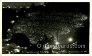 Symphony under the stars, Hollywood, CA, USA Opera Unused pin hole top edge, ...