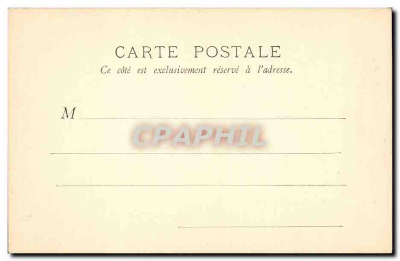 Old Postcard Paris Buttes Chaumont