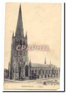 Hondschoote Postcard Old l & # 39eglise