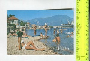 474921 1984 year Yugoslavia Montenegro Bijela beach Old RPPC