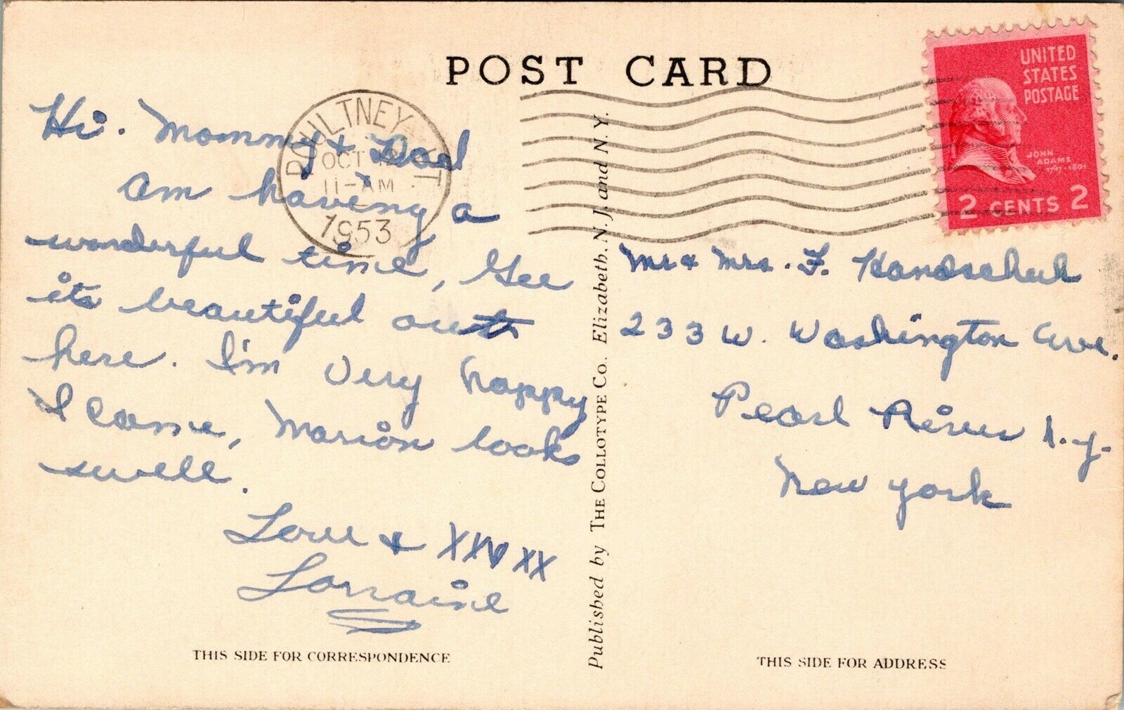 Vtg Poultney Vermont VT Main Street View Old Cars 1950s Postcard