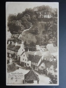 Wiltshire: Castle Combe c1929 Old Postcard