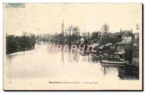 Old Postcard Montoire view Du Loir