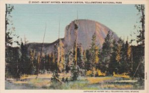 Mount Haynes Madison Canyon Yellowstone National Park Curteich