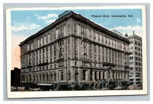 Vintage 1920's Advertising Postcard Claypool Hotel Indianapolis Indiana