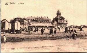 France Calais Le Casino Vintage Postcard C165