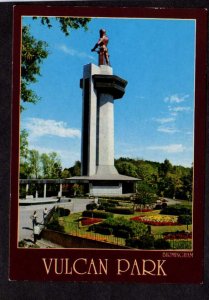 AL Vulcan Park Statue Red Mountain Birmingham Alabama Postcard