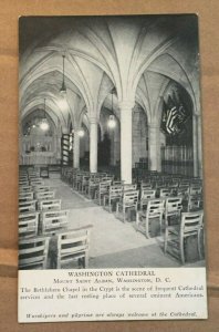 VINTAGE POSTCARD UNUSED WASHINGTON CATHEDRAL MT. ST. ALBAN WASHINGTON D.C.