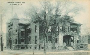 Albertype BATAVIA NEW YORK C-1920s Genesee County Jail Hotel Richmond 4456