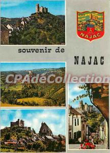 Postcard Modern Najac (Aveyron) Fort XIII castle s the church thirteenth cent...