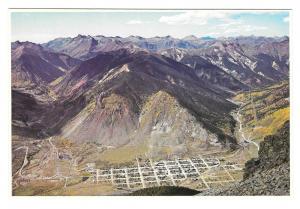 Silverton Colorado Aerial View Mining Town Petley Postcard