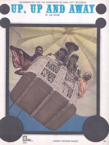 Up Up & Away 5th Dimension 1960s Sheet Music