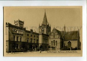 3150994 GERMANY GREIFENHAGEN St.Nicolai church Vintage postcard