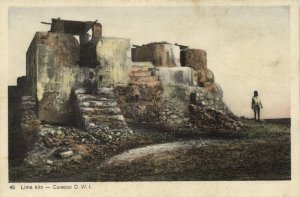 curacao, D.W.I., WILLEMSTAD, Lime Kiln (1930s) Sunny Isle No. 45 Postcard (1)