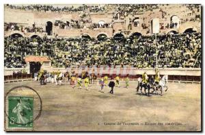 Old Postcard Bullfight Bullfight Entree of cuadrillas