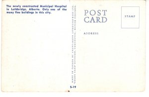 Municipal Hospital, Lethbridge, Alberta