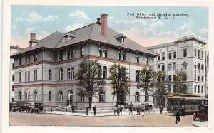 J54/ Greensboro North Carolina Postcard c1915 Post Office McAdoe Building 51