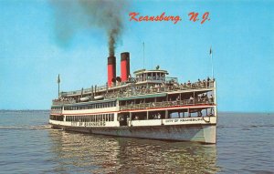 City of Keansburg NJ  Ferry on Raritan Bay Postcard