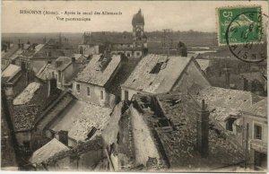 CPA Sissonne Apres le recul des Allemands FRANCE (1051968)