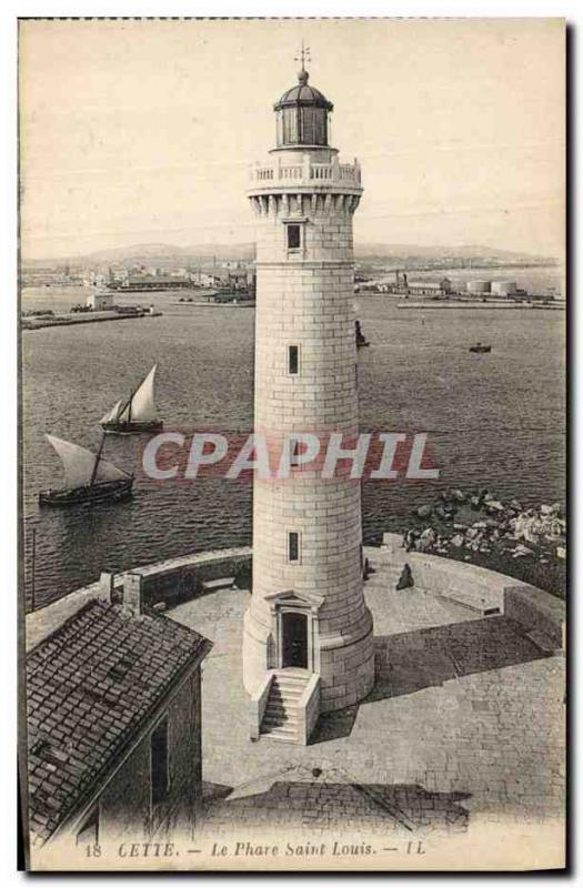 Old Postcard Lighthouse This Saint Louis