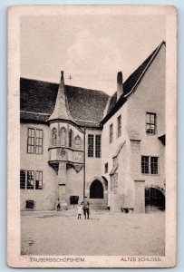 Tauberischofsheim Baden-Württemberg Germany Postcard Old Castle c1940's