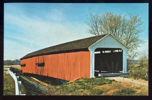 Rosedale, Indiana/IN Postcard, Thorpe Bridge, Parke County