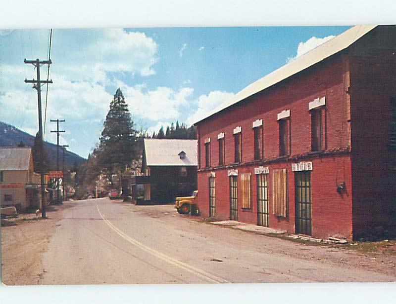Pre-1980 STREET SCENE Sierra City - Near Grass Valley California CA W1210